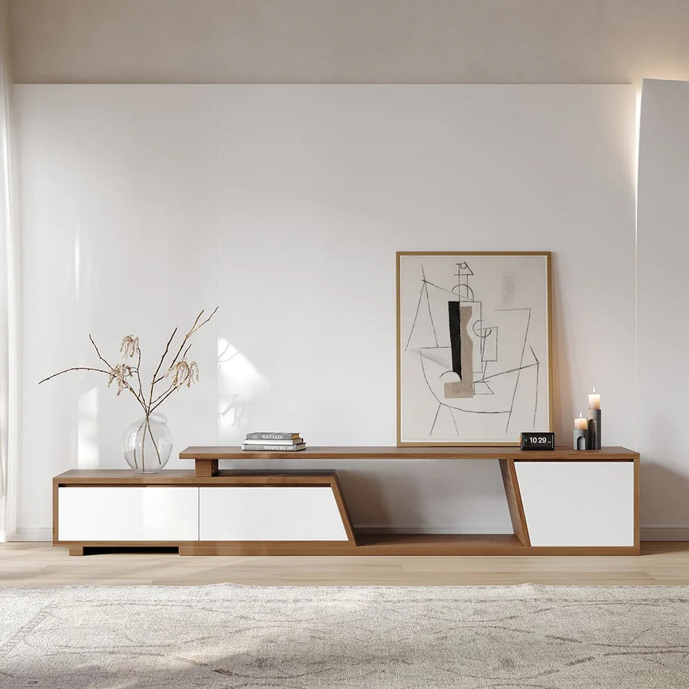 TV unit MDF wood 180 cm W x 40 cm D x 40 cm H
