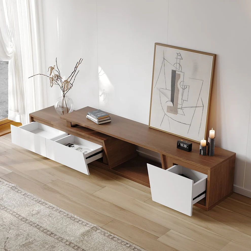 TV unit MDF wood 180 cm W x 40 cm D x 40 cm H