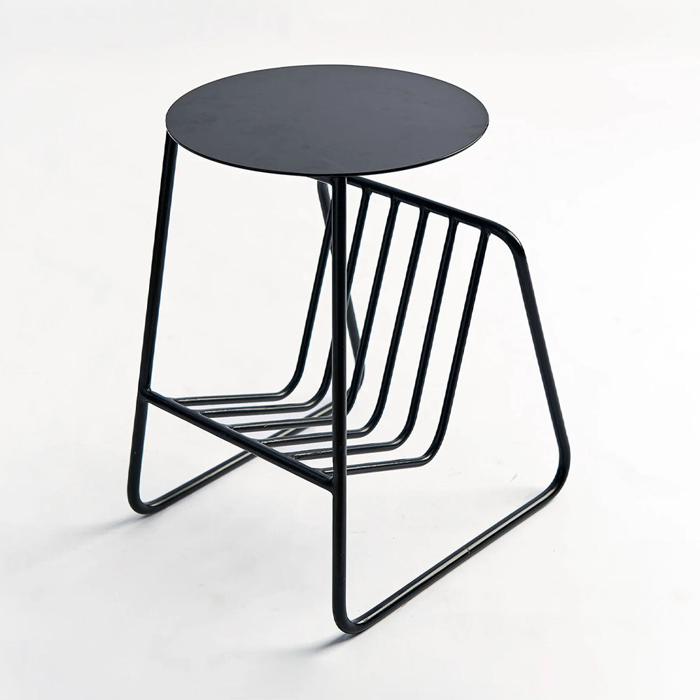 Side Table Metal H46cm x D30cm