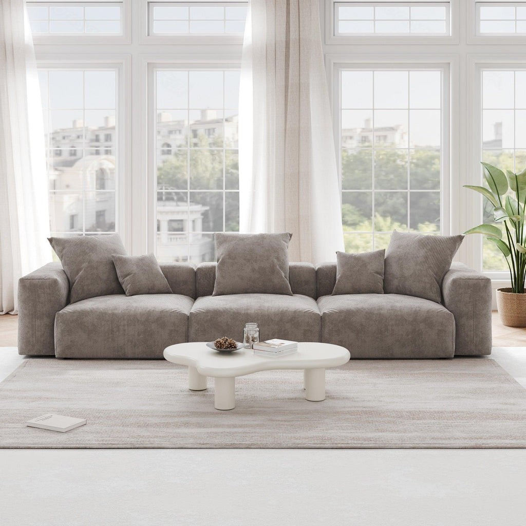 Sofa 3-seats 141.73" W x 39.37" D x 23.62" H