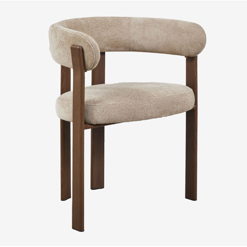 Chair with armrests H75 cm × W64 cm × D60 cm