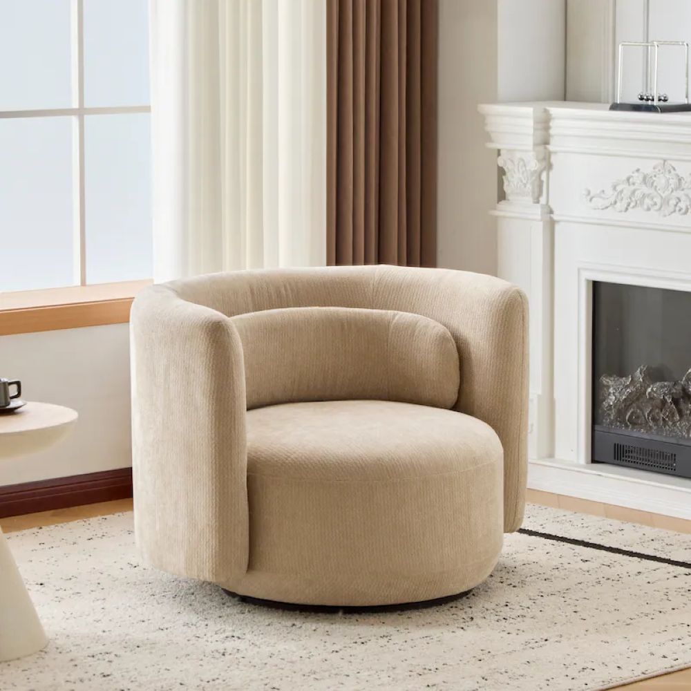 Chair with arms and  Lumbar Pillow