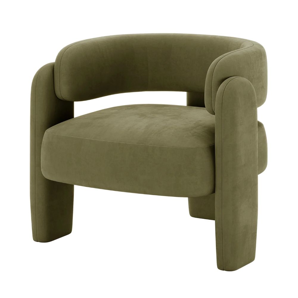 Chair Curved W80 × D73 × H68 cm