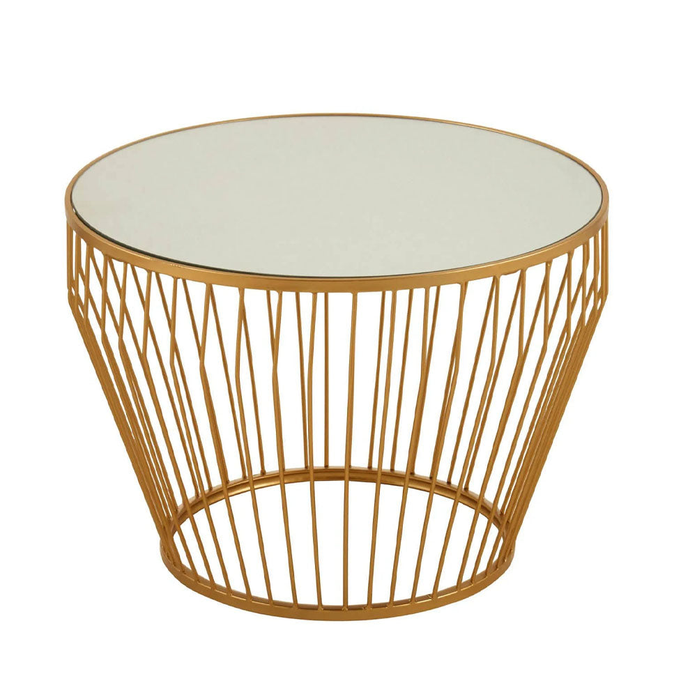Side Table Tapered Design H40 × W55 × D55 cm