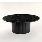 Table Set Black Marble Top