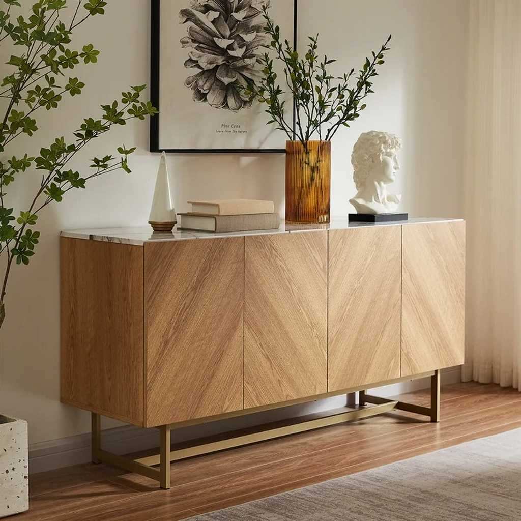 Sideboard W120 cm × D40 cm × H80 cm