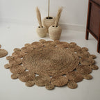 Rug Round Handwoven 120 cm