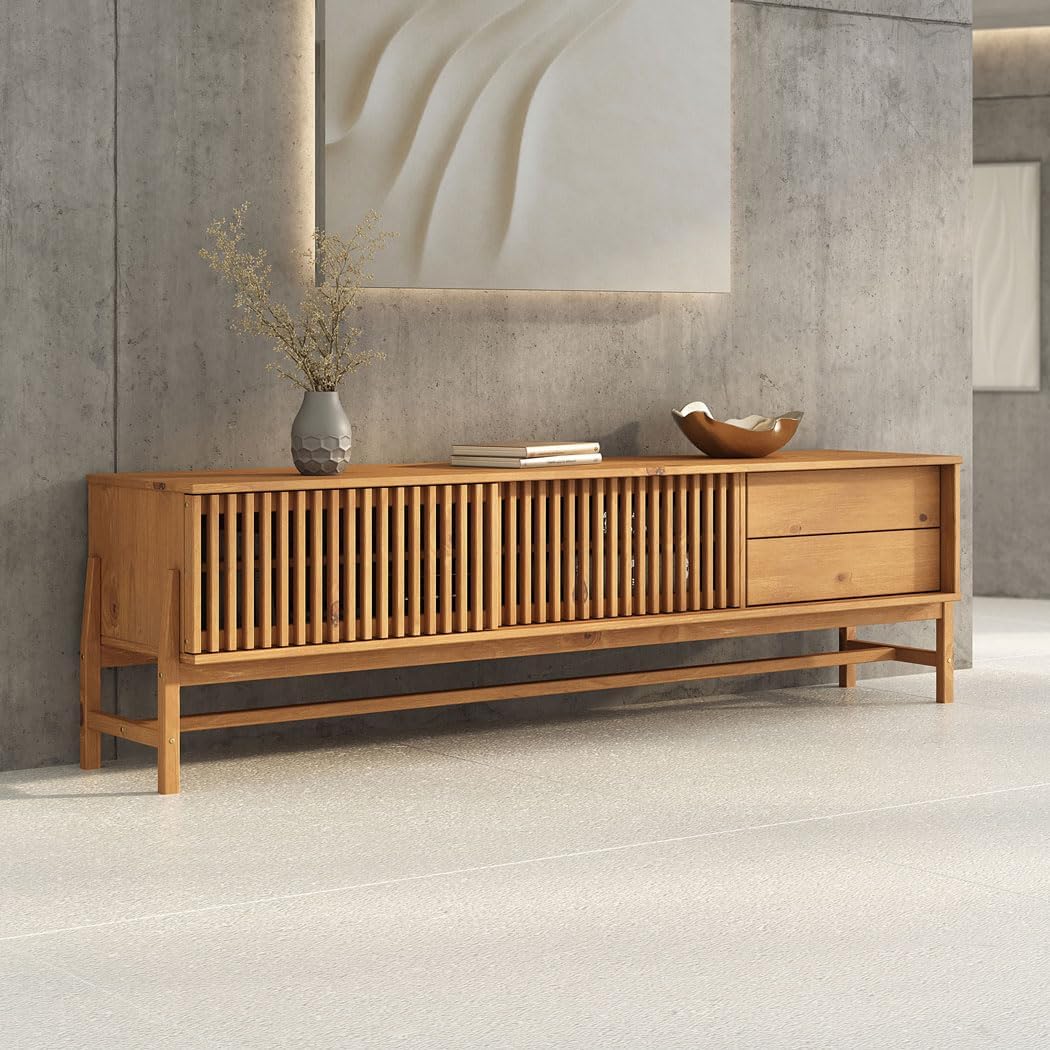 TV unit 185 cm W x 40 cm D x 52 cm H