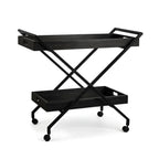 table on wheels 80 cm H x 91 cm W x 50 cm D
