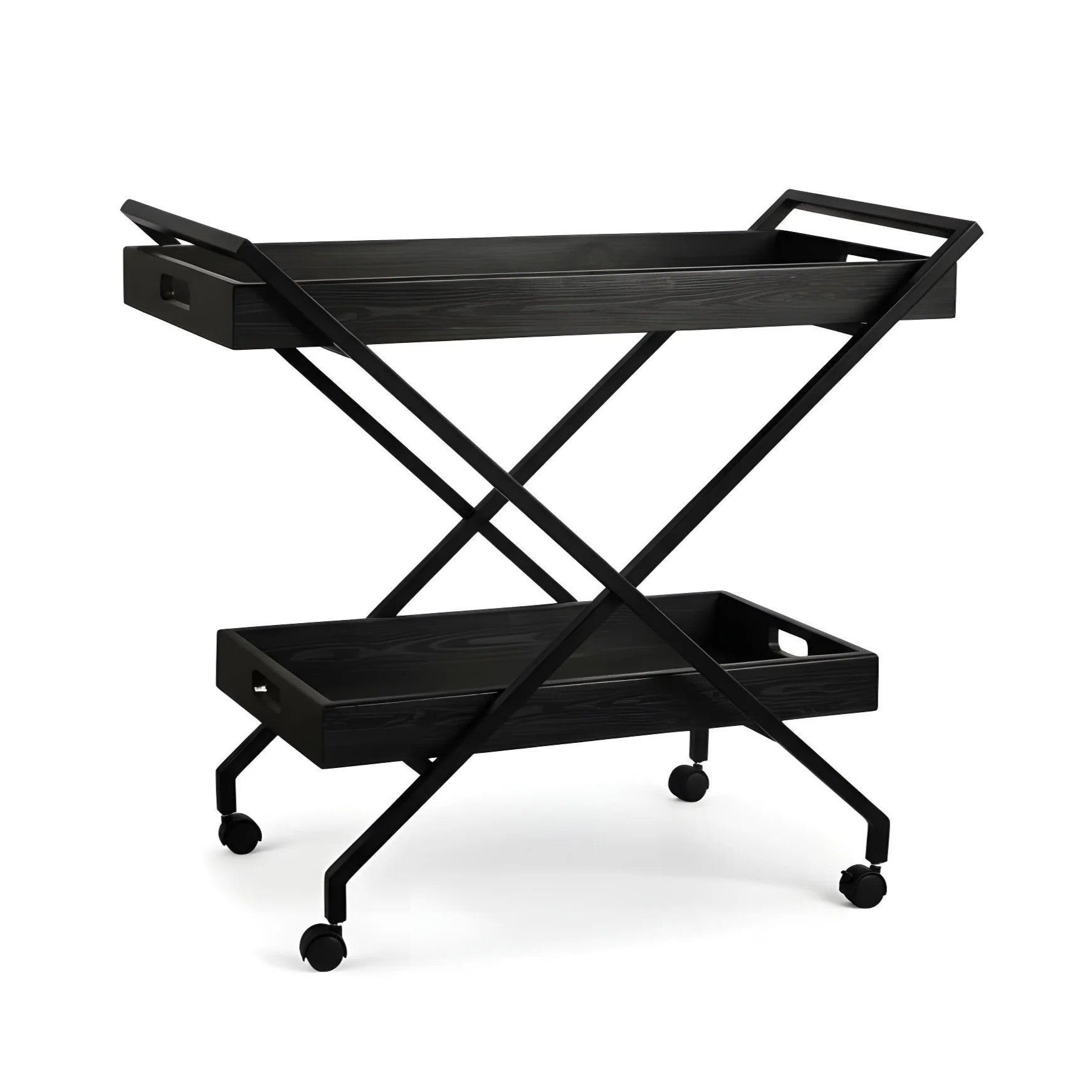 table on wheels 80 cm H x 91 cm W x 50 cm D