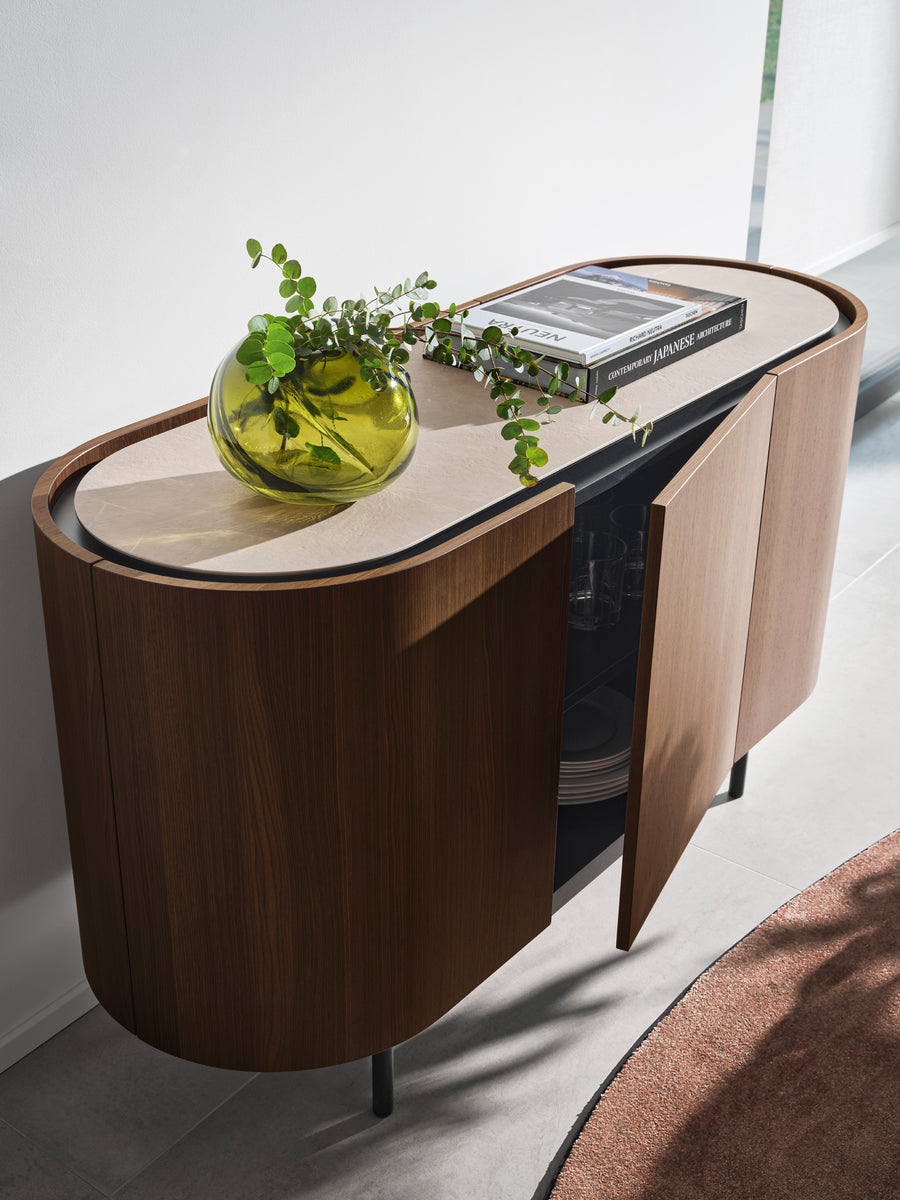 Sideboard Rounded corners 200X50X80 cm