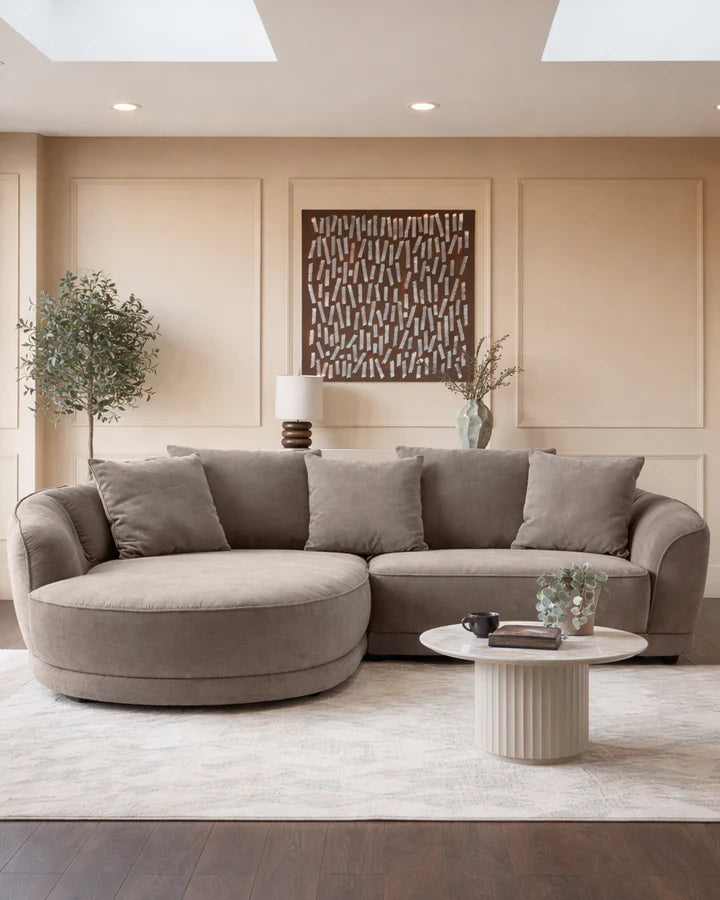 Sofa H86 cm × W247 / 178 cm × D103 cm