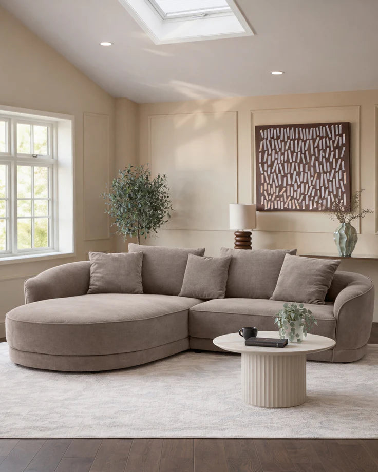 Sofa H86 cm × W247 / 178 cm × D103 cm