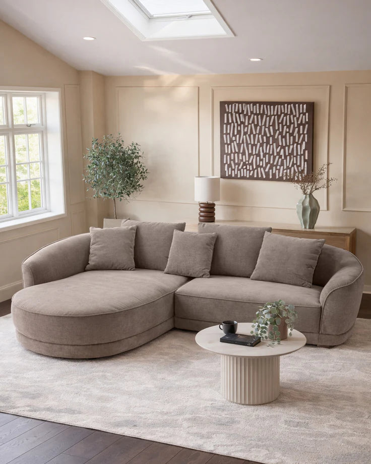 Sofa H86 cm × W247 / 178 cm × D103 cm
