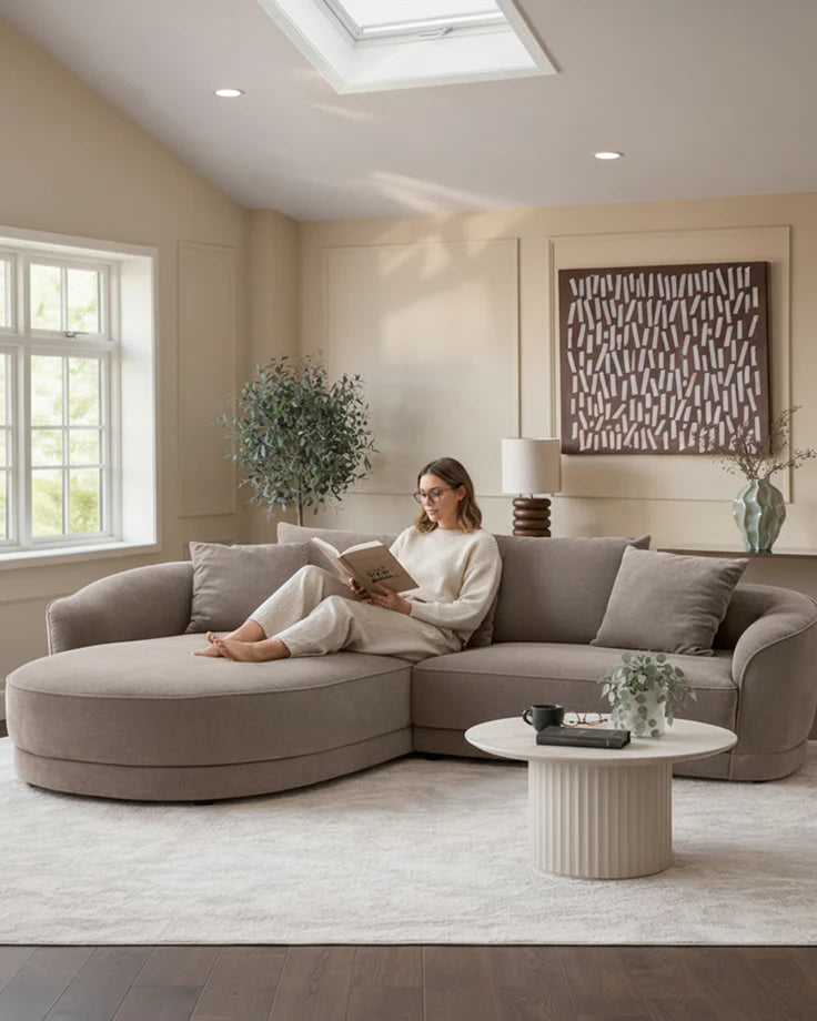 Sofa H86 cm × W247 / 178 cm × D103 cm
