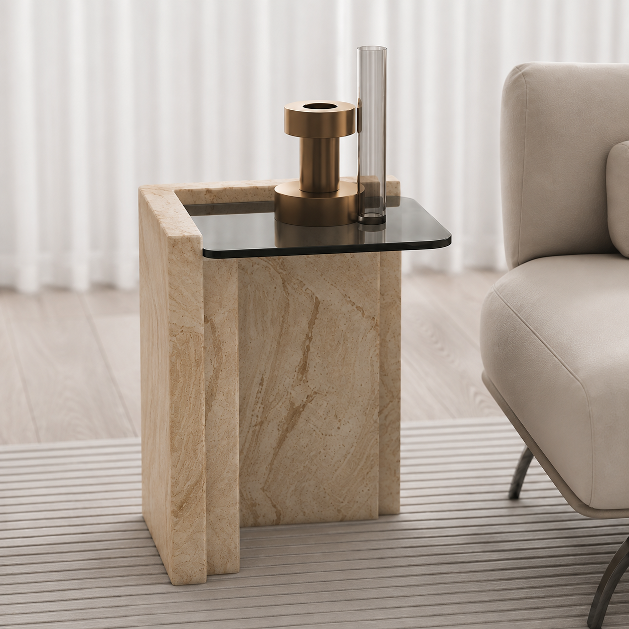 Side Table H50 cm × W45 cm × D45 cm