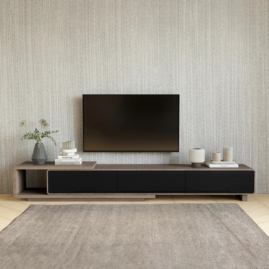 TV unit 200 cm W x 40 cm D x 37 cm H