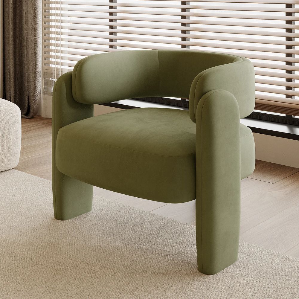 Chair Curved W80 × D73 × H68 cm