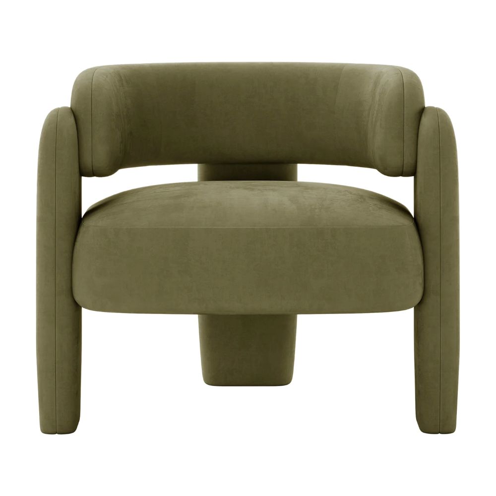 Chair Curved W80 × D73 × H68 cm
