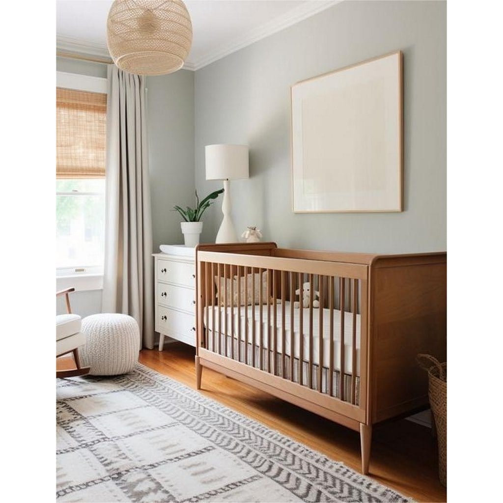 Baby Crib Beech wood 90W × 60D × 120H cm