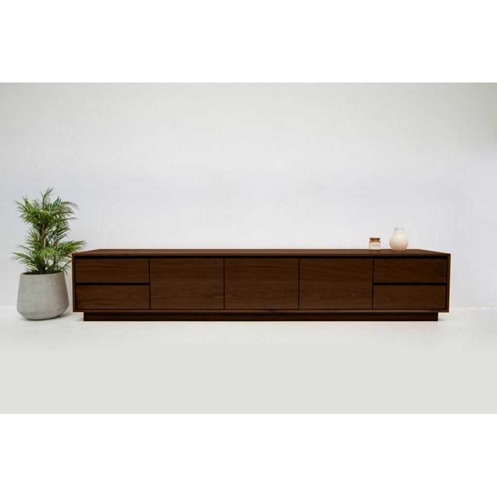 TV unit MDF wood 200W × 40D × 50H cm